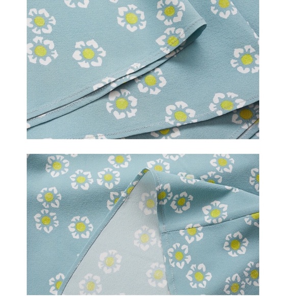 🆕NWOT Silk Floral Daisy Slip Dress - Picture 6 of 7